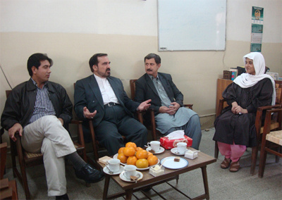 دیدار مسئول خانه فرهنگ ایران با رییس بخش فارسی دانشگاه کراچی